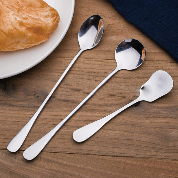 Stainless Steel Pointed Spoon Fork - Image 2
