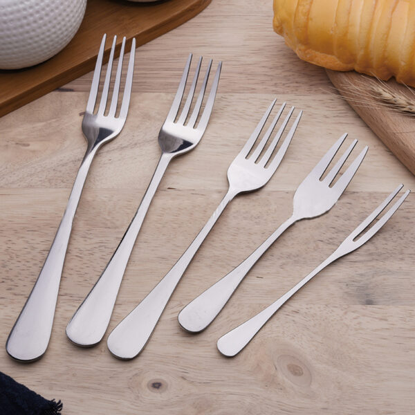 Stainless Steel Pointed Spoon Fork - Image 3