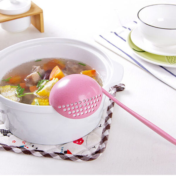 Wheat Straw Soup Drain Spoon - Image 2