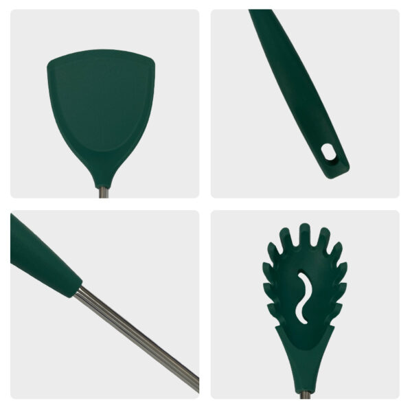 Non-stick Silicone Spoon Set - Image 7